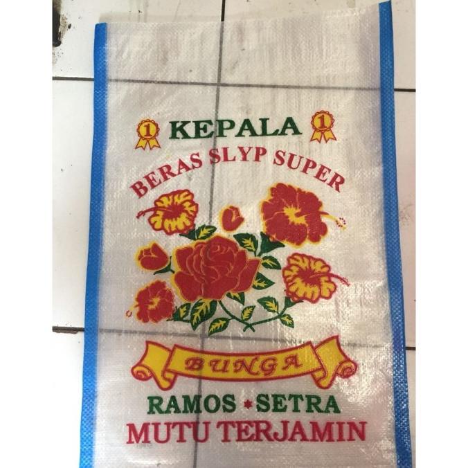 

Karung beras 10kg merek BUNGA