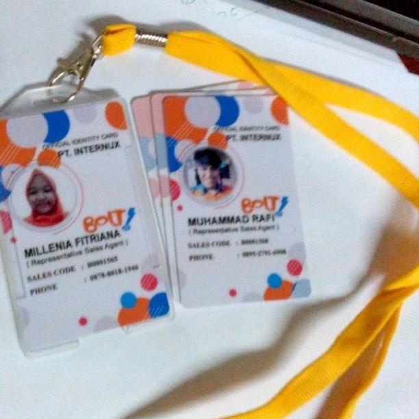 

cetak id card bahan mika/pvc 2 sisi