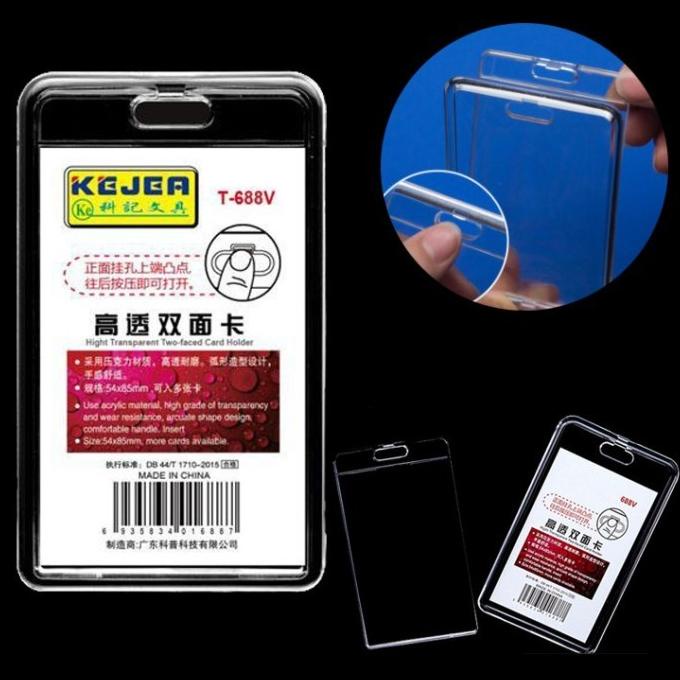 

Id Tempat Kartu Frame Casing Id Card Member Name Tag Acrylic 2 Muka