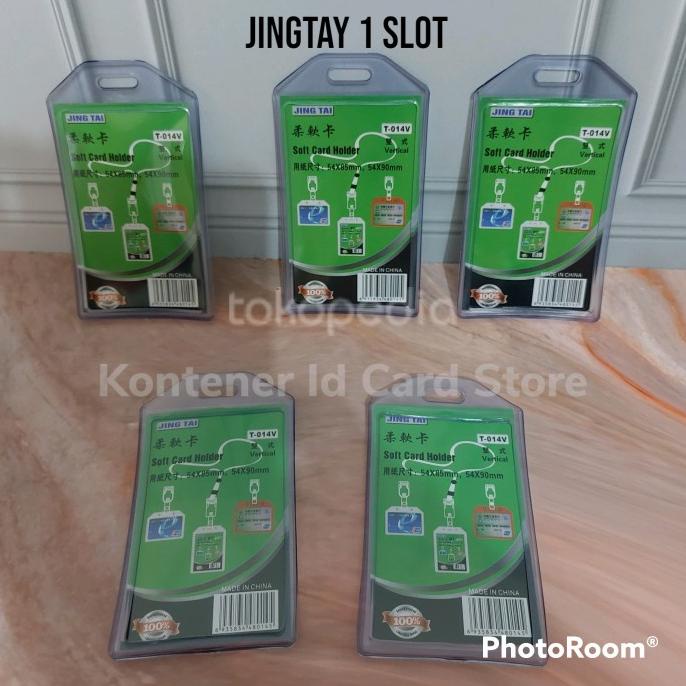 

Tempat Id Card T014 Merk Jingtay 1 Kartu Casing Id Card Holder
