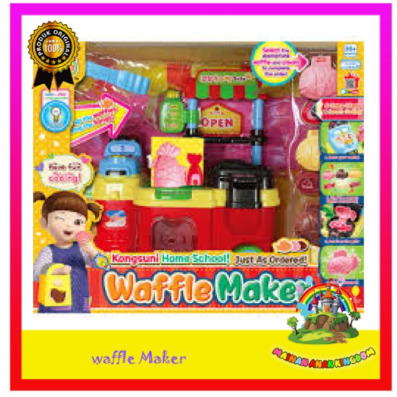 Kongsuni Waffle Maker Original Young Toys Mainan Pembuat Waffle