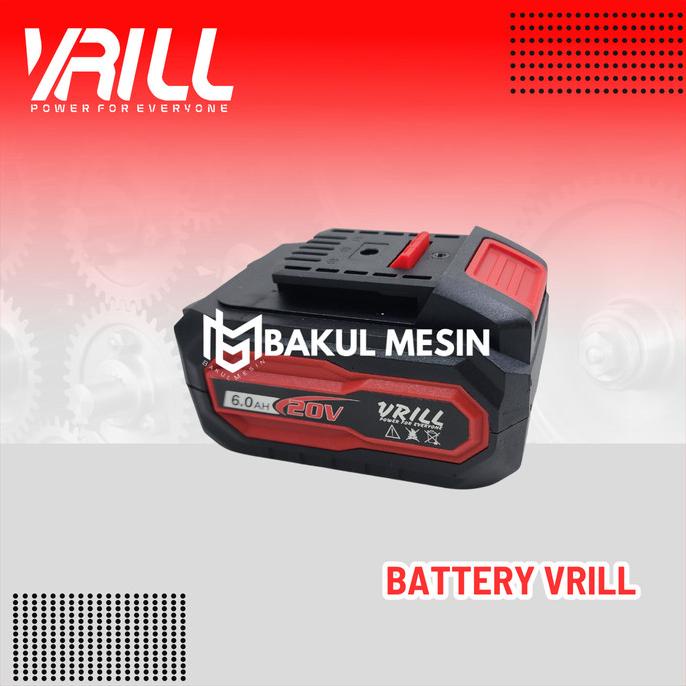 Baterai Cordless 20V 6.0Ah Vrill