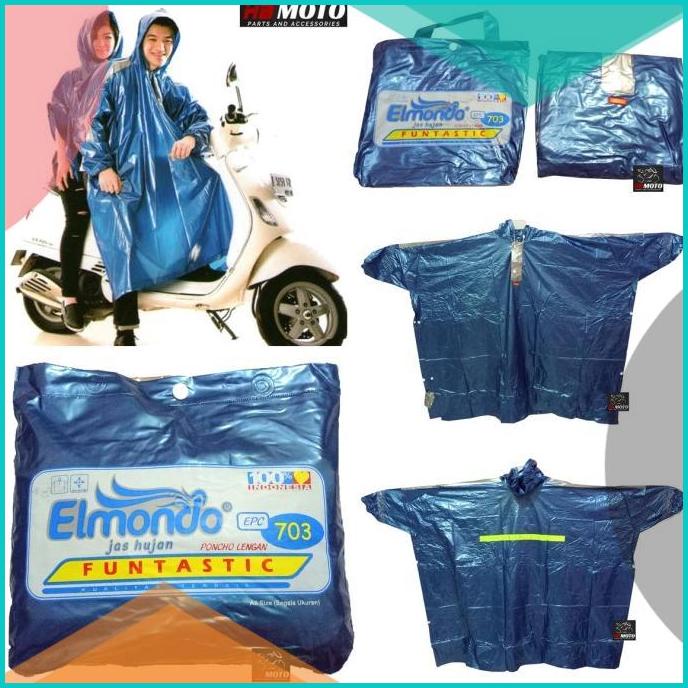 Elmondo Funtastic 703/Jas Hujan Ponco Lengan Elmondo Funtastic 703 16n