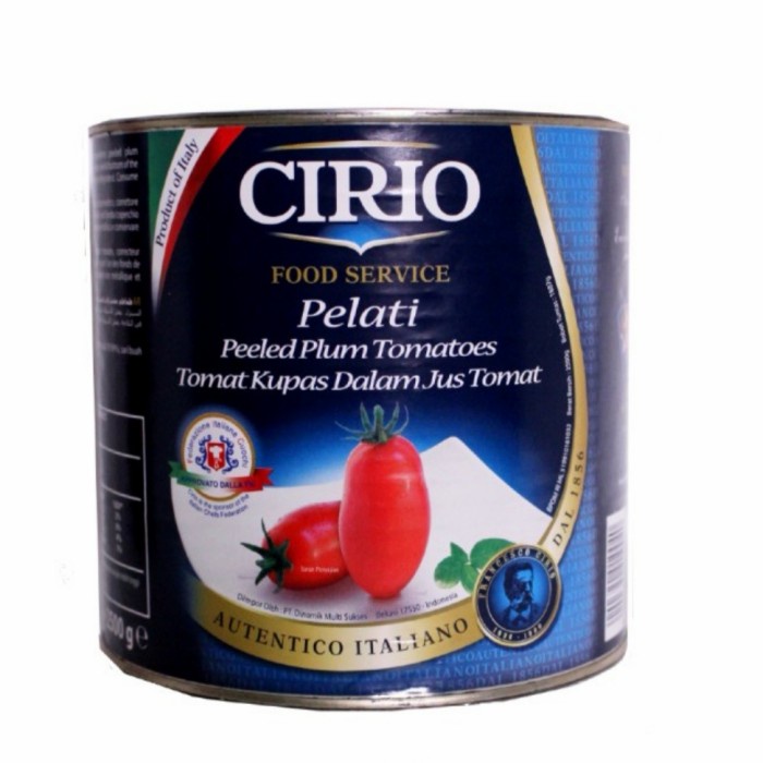 

Cirio Peeled Plum Tomate 2.5kg /Jus Tomat/ Tomate pure