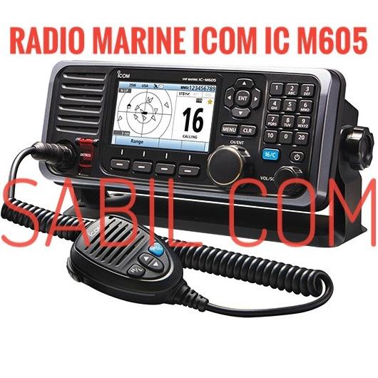 RADIO RIG MARINE ICOM M605 VHF MARINE RADIO KAPAL ICOM IC M605 MARINE