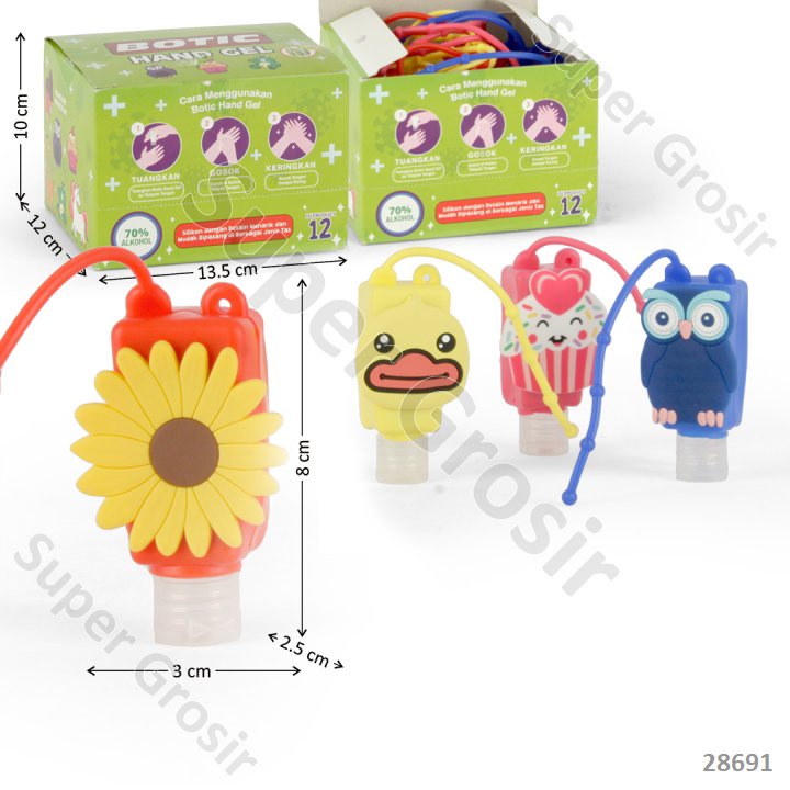 Hand Sanitizer Gantung Aloe Vera 30 ml Botic Hand Gel