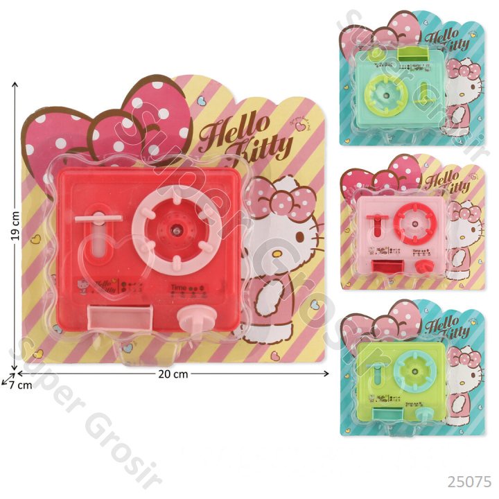 Mainan Anak Mainan Perabot Kompor Gambar Hello Kitty B/O Suara Lampu Hello Kitty