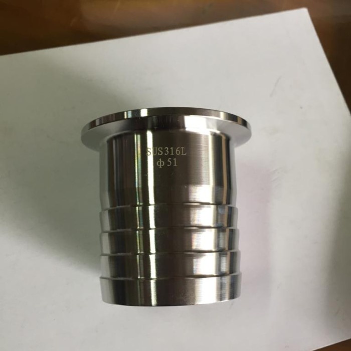 [Original] Hose Ferrule Sanitary 316L 2 1/2 Inch / Nepel Selang Foodgrade Diskon