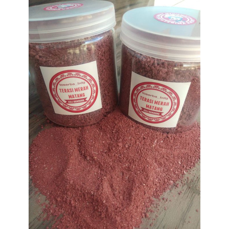 

Terasi Merah Bubuk Matang Jumbo