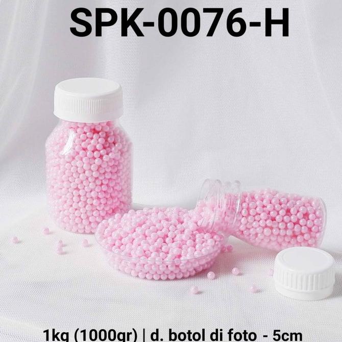 

Baru SPK-0076-H Sprinkles sprinkle sprinkel 1kg 1 kg mutiara pink pastel