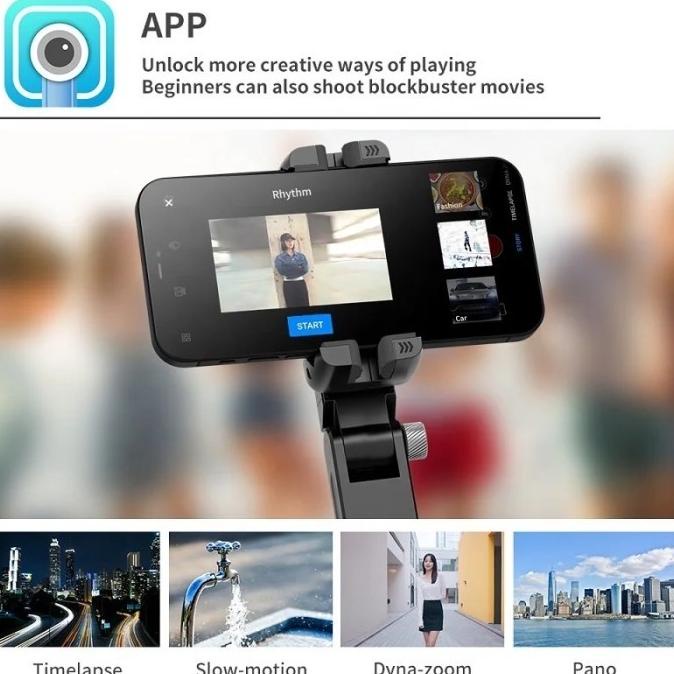 Zola Gimbal Stabilizer Handphone Gimbal Hp Tongsis Hp Smart Tracking