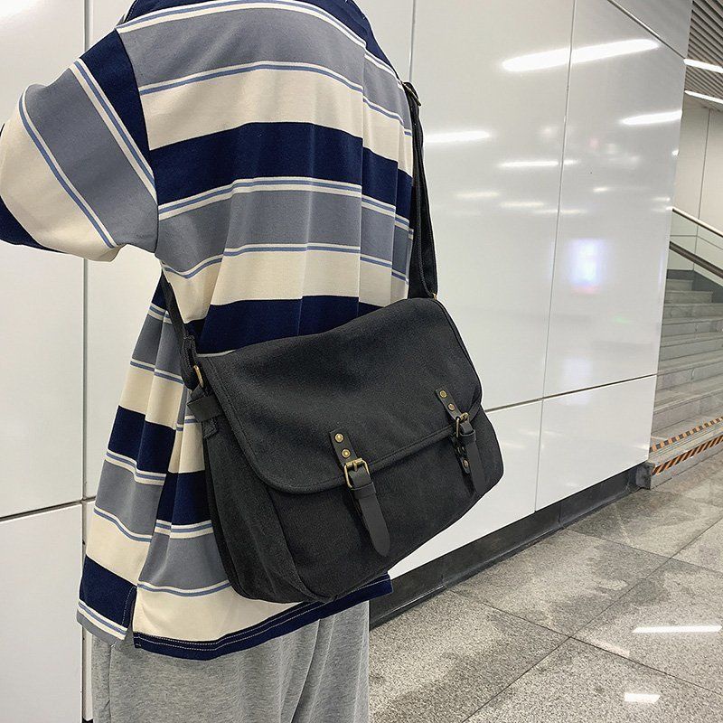 Tas Bahu Jepang Kapasitas Besar, Tas Kurir Pria Kapasitas Besar, Tas Bahu Jepang Merek Modis