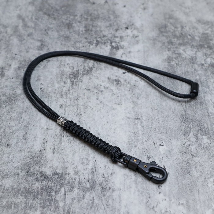 

Promo Tali Lanyard Id Card Polos Paracord 4Mm Warna Hitam Free Karet O Ring