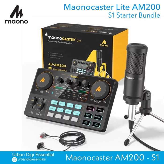 Maono Maonocaster Lite AM200 S1 Starter Bundle