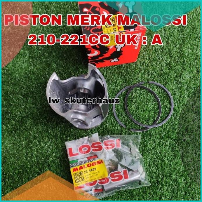 PISTON MERK MALOSSI MHR UNTUK PX 210-221 CC = SIZE A 16novz3 limited s