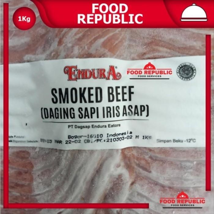 

SMOKED BEEF DAGING SAPI ASAP SLICE 1 KG HALAL PREMIUM ENAK Best Seller