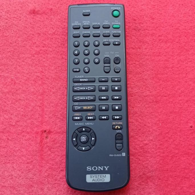 REMOT SYSTEM AUDIO SONY CD COMPO RM-SV800 ORIGINAL