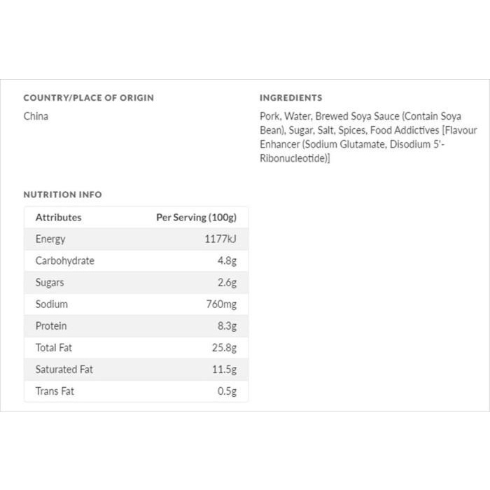 

Gulong Stewed Pork Chops 397 Gr Daging Iga Babi Angsio Samcan Kaleng Best Seller