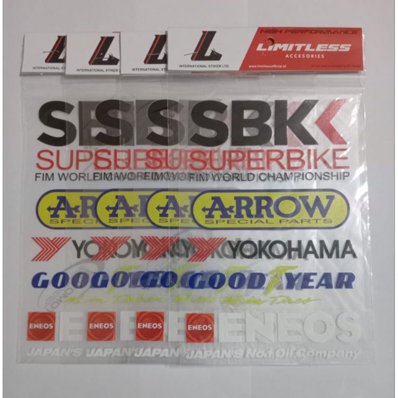 

stiker super clear sbk