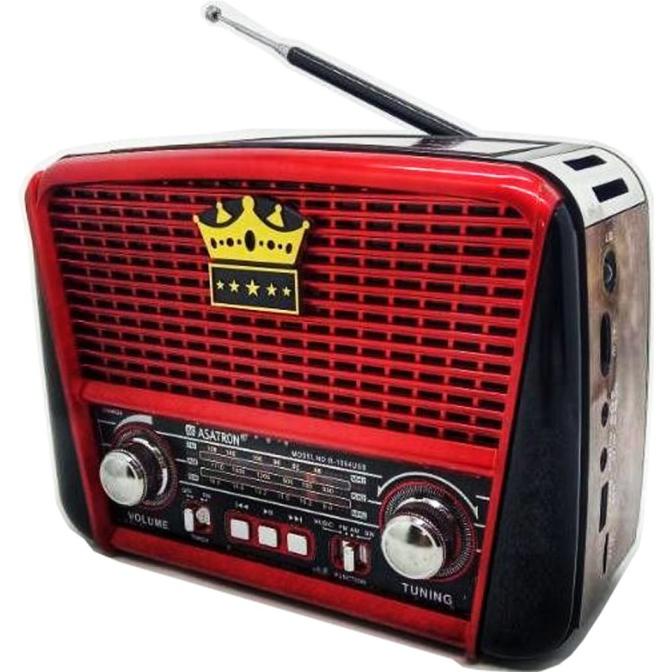 Radio asatron R-1094 usb am fm portable radio