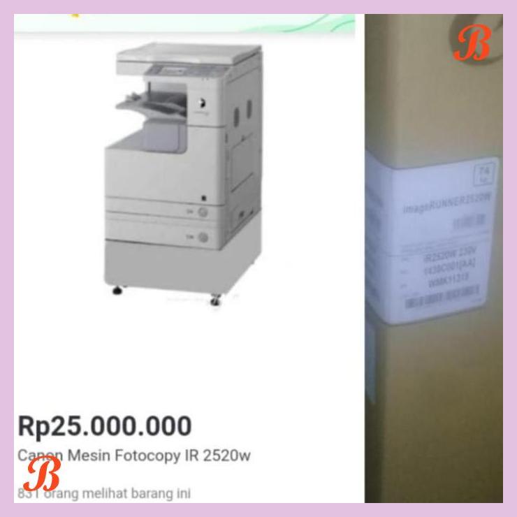MESIN PHOTOCOPY CANON IR-2520W MESIN FOTOCOPY KUMPLIT BARU SIAP PAKAI | UBC