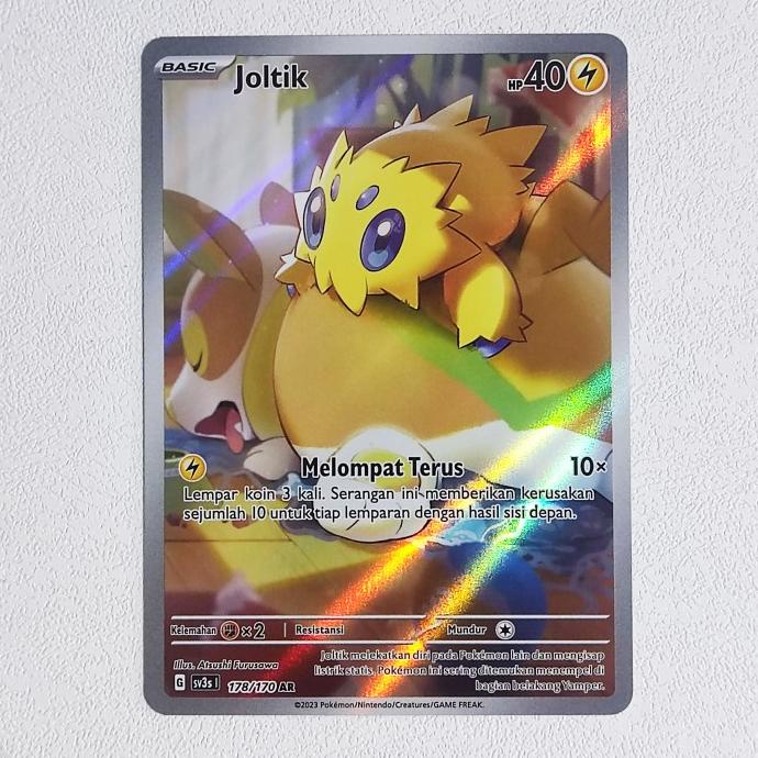 Joltik AR 178/170 SV3s - Kartu Pokemon Indonesia