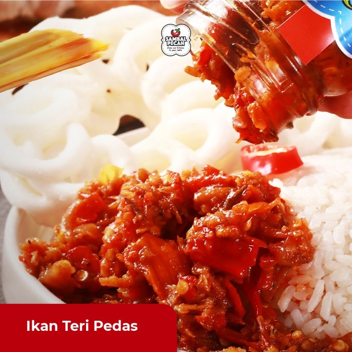 

Paket Dua Sambal Best Seller Cumi Asin Cabe Ijo Dan Ikan Teri Pedas