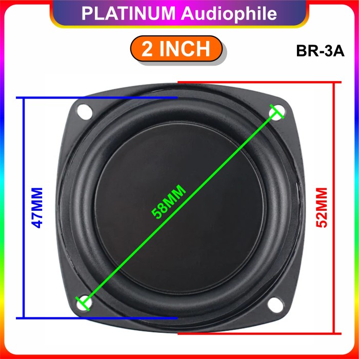 Passive Bass Radiator 2 inch 3 inch 4 inch Membran Woofer Subwoofer