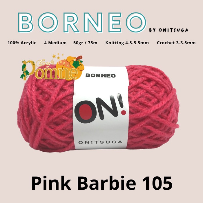 

Terbaru Benang Rajut Onitsuga Borneo Pink 2402 (Pink) Promo Terlaris