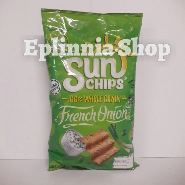 

Keripik - Sun Chips French Onion 100% Whole Grain 184.2 Gr - Keripik