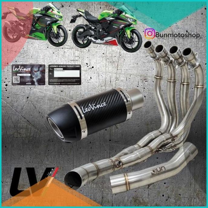 Leovince GP CORSA EVO SHORT Original Fullsystem ZX25R ZX 25R 2 midpipe