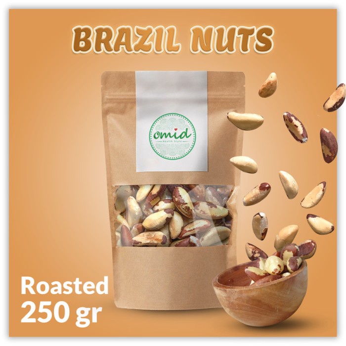 

Kacang - Brazil Nuts Roasted (Kacang Brazil Panggang) 250Gr