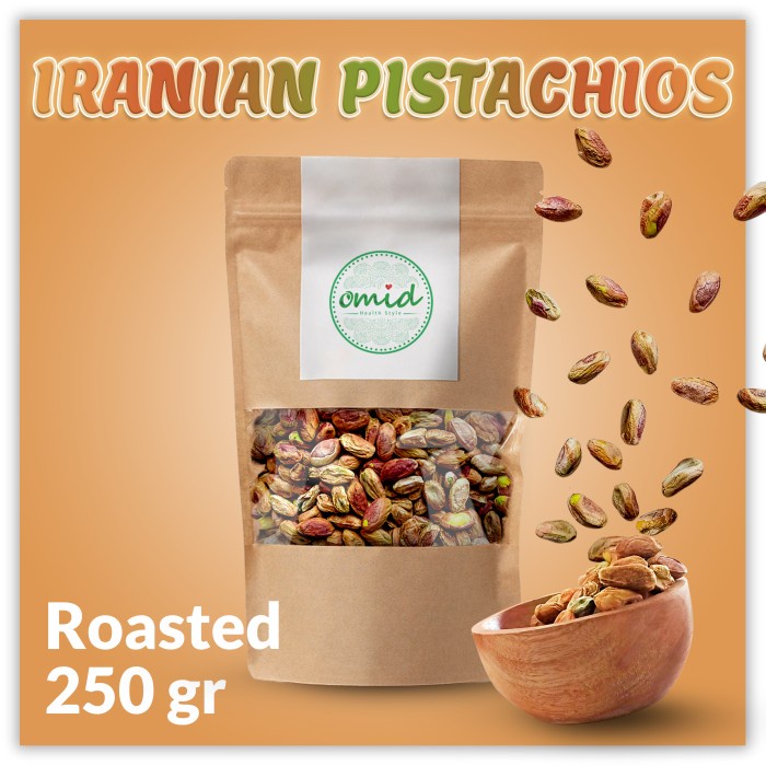 

Kacang - Roasted Pistachio Skinless (Iran) Kacang Pistachio Panggang - 250Gr