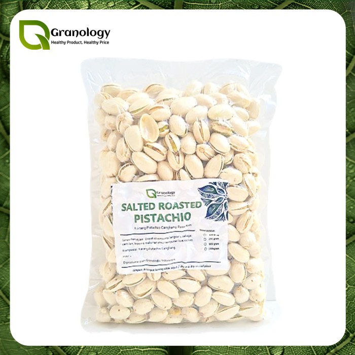 

Kacang - Kacang Pistachio Oven Dalam Cangkang (500 Gram) By Granology