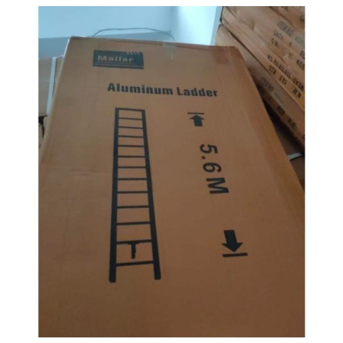 Tangga Mollar / Tangga Lipat Teleskopik 5.6 Meter - Single Telescopic
