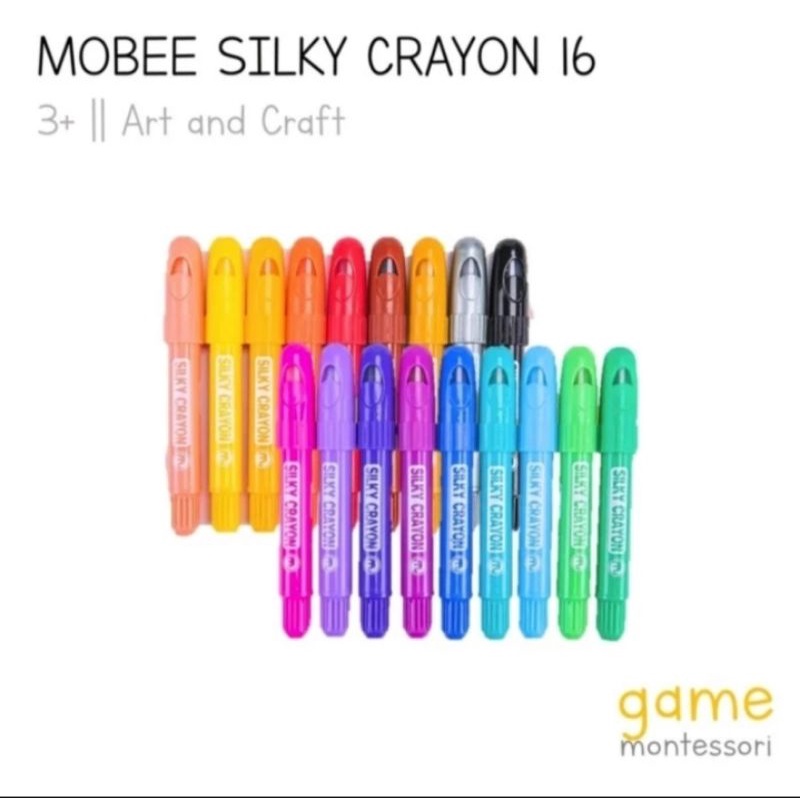 

YENYEN_ATK Mobee Silky Crayon 16 Colors