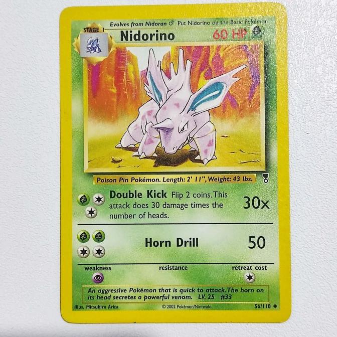 Nidorino 56/110 - Legendary Collection Pokemon Card TCG