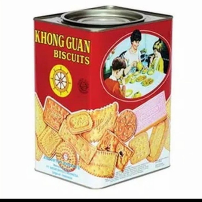 

Biskuit Wafer - Khongguan Kaleng Biskuit 1600 Gram Biscuits Keluarga Wafer