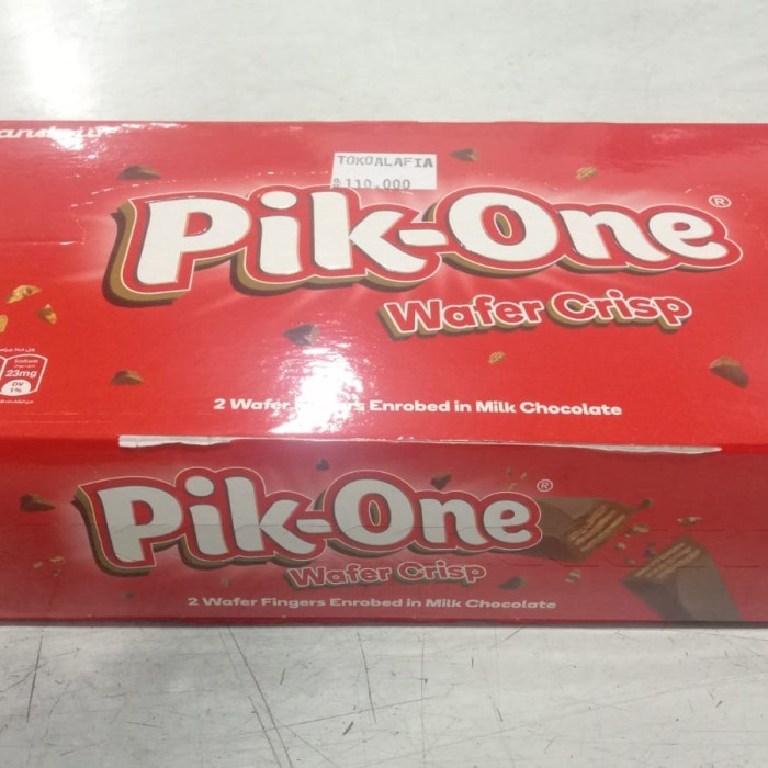 

Biskuit Wafer - Biskuit Wafer Pik-One Isi 24 Pcs