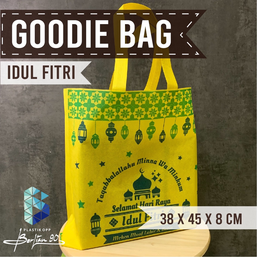 

(Lusinan) Tas Goodie Bag Lebaran Idul Fitri 2023 Uk 38X45X8 Cm Isi 12 Pcs / Tas Idul Fitri / Tas