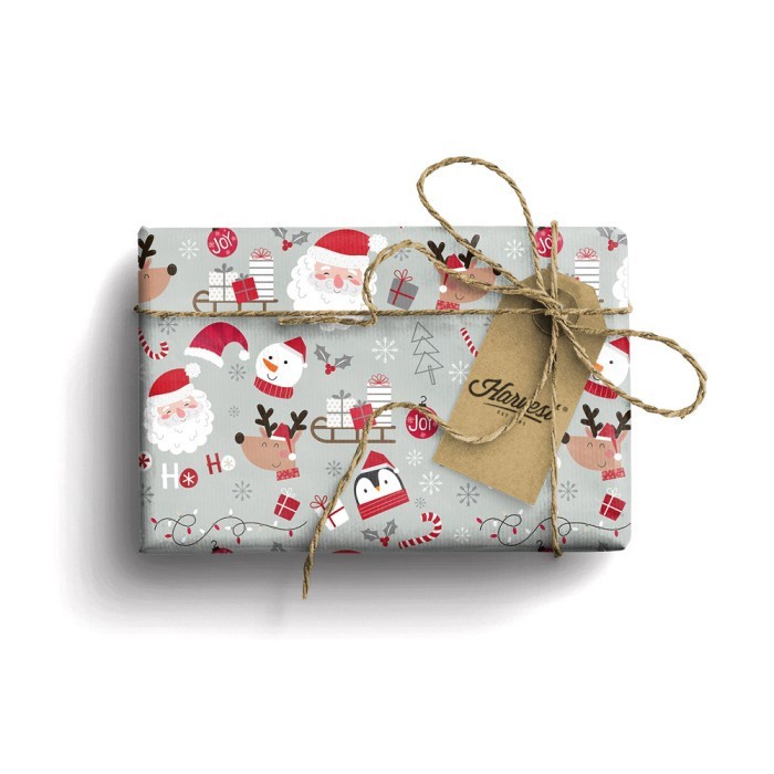 

Buy 3 Get 4 Kertas Kado Natal Harvest Xmas Wonderland - Grey