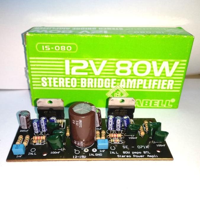 Baru Kit Power Ampli Amplifier Stereo TDA 2005 BTL 80 w watt PMPO UN 205 dre3 Segera Beli