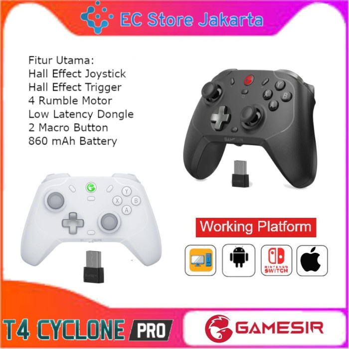 GameSir T4 Cyclone Pro Gamepad Game Controller Joystick Smartphone PC