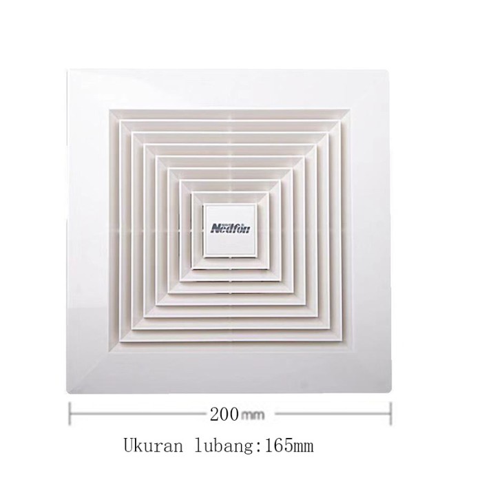 Terbaru Kipas Angin Hexos Fan / Exhaust Fan Plafon - 8 Inch (20 Cm) Hexos Fan Promo Terlaris