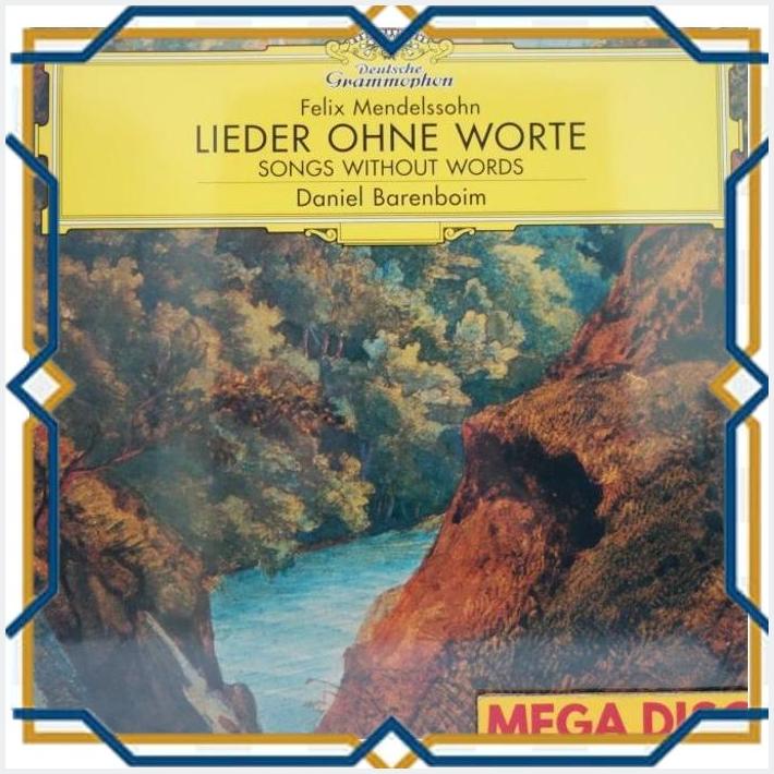 [MDC] LP FELIX MENDELSSOHN, DANIEL BARENBOIM LIEDER OHNE WORTE VINYL 3LP