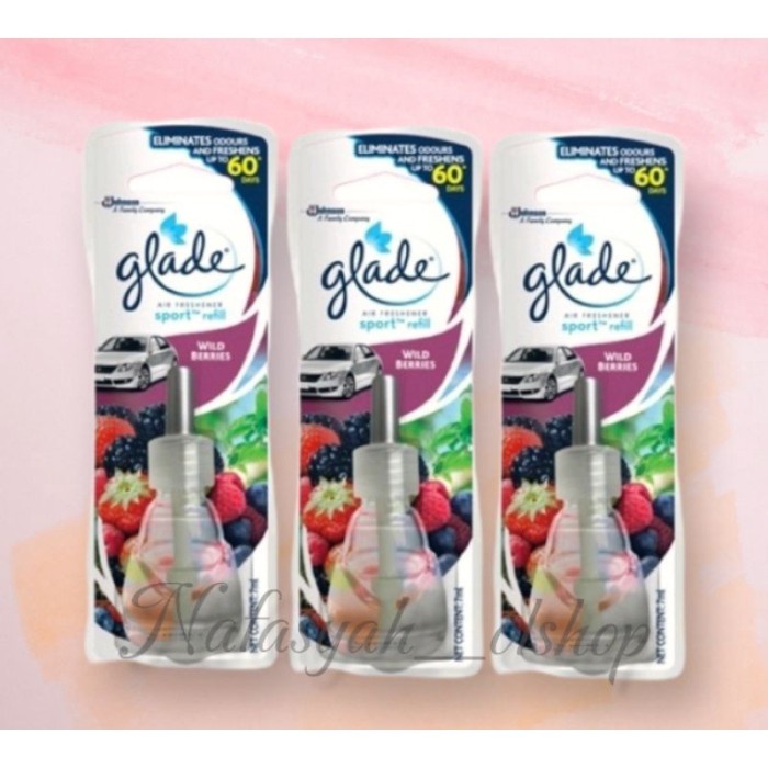 kode07 (0_0) Glade sport car parfume refill 7ml ("_")