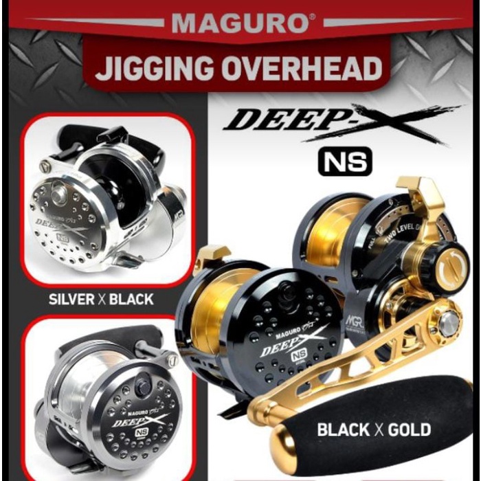 REEL JIGGING MAGURO DEEP X NS 400NL 500NL 600NL 600NLP HANDLE KIRI