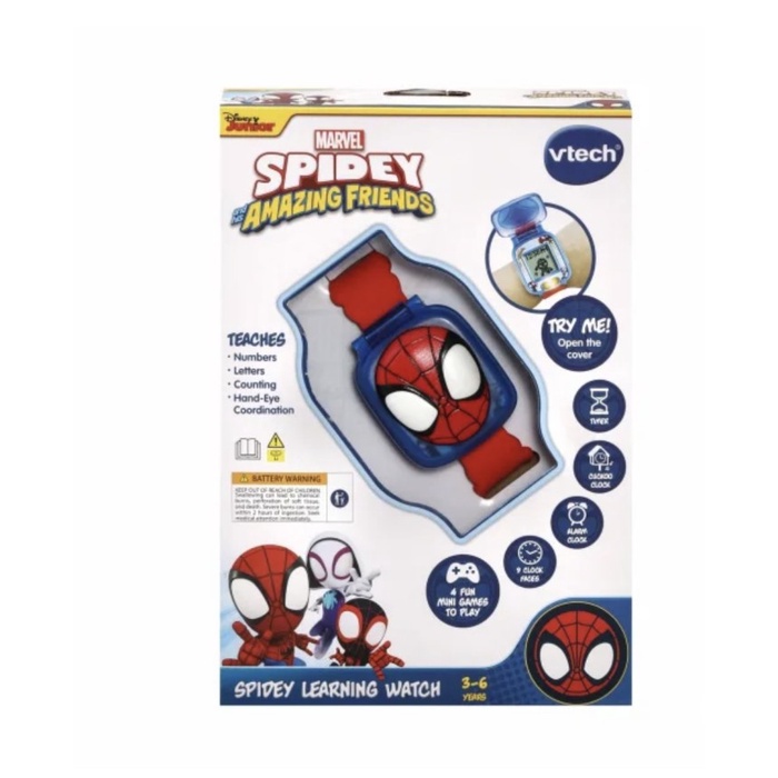 Vtech Marvel Spiderman Interactive Smart Watch Jam Tangan Anak Ori