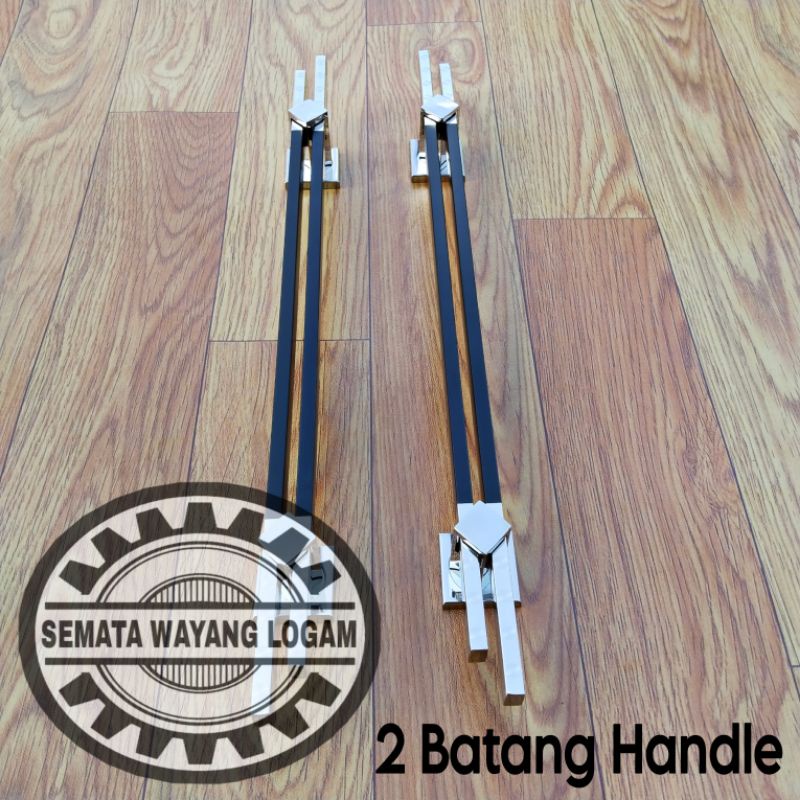 Handle Pintu Rumah Stainless Steel Grafir 80cm Gagang Pintu 2 Mewah Tarikan Pegangan Pintu Kupu Taru