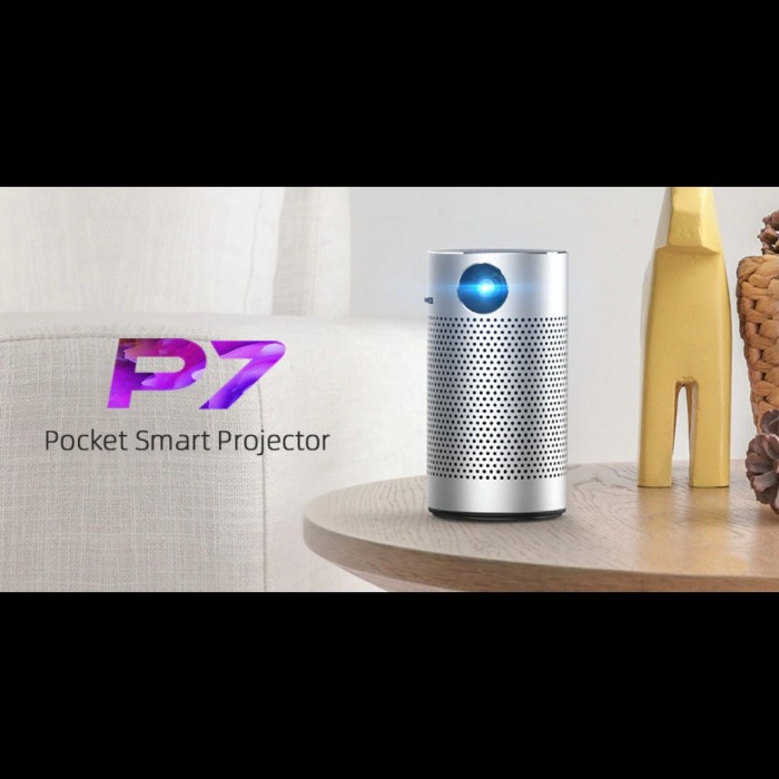 BYINTEK PORTABLE SMART PROJECTOR UFO P7 PROYEKTOR PORTABEL MINI
